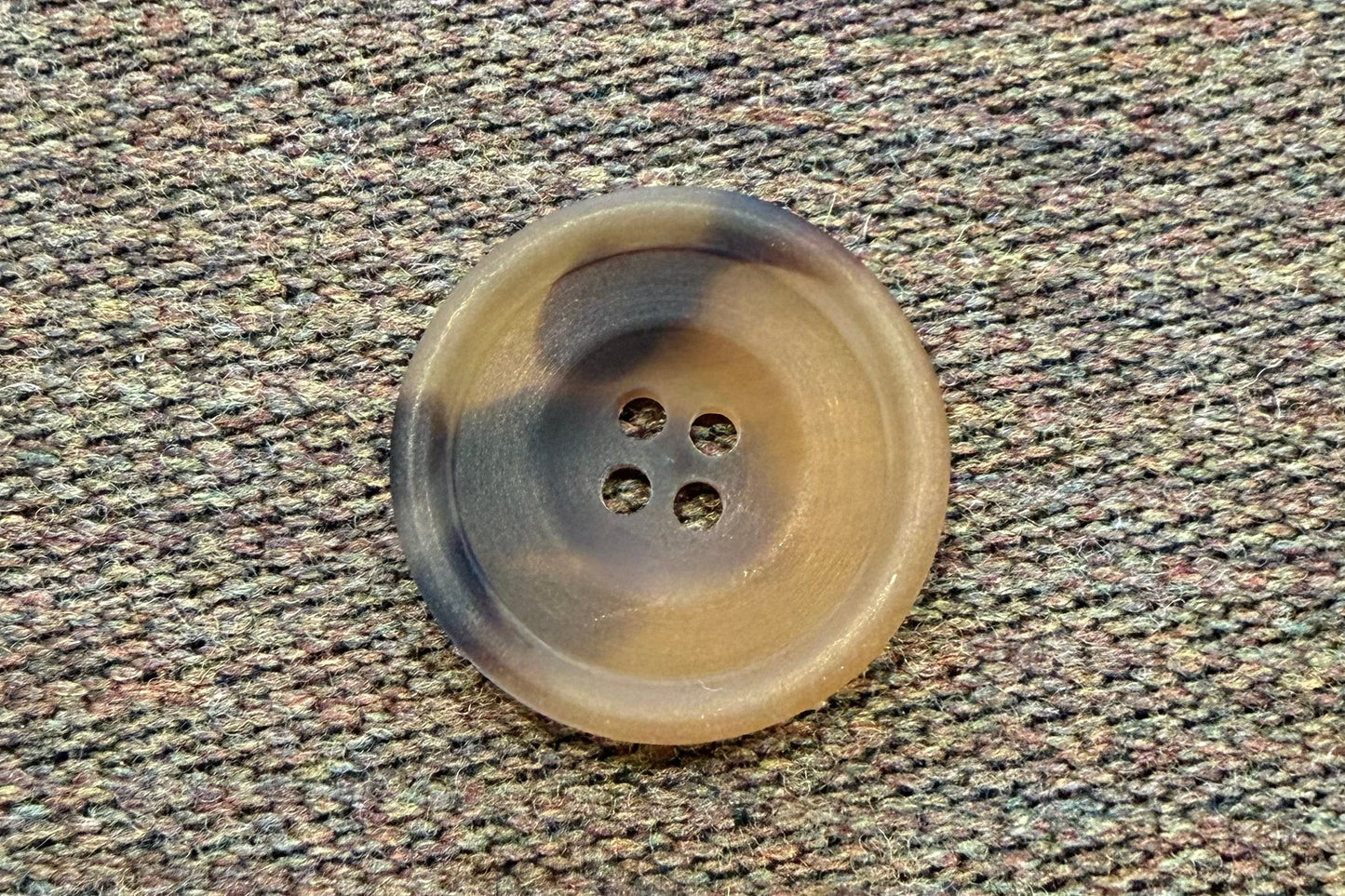 Matte-Finished Trenchcoat Button in Three Sizes
