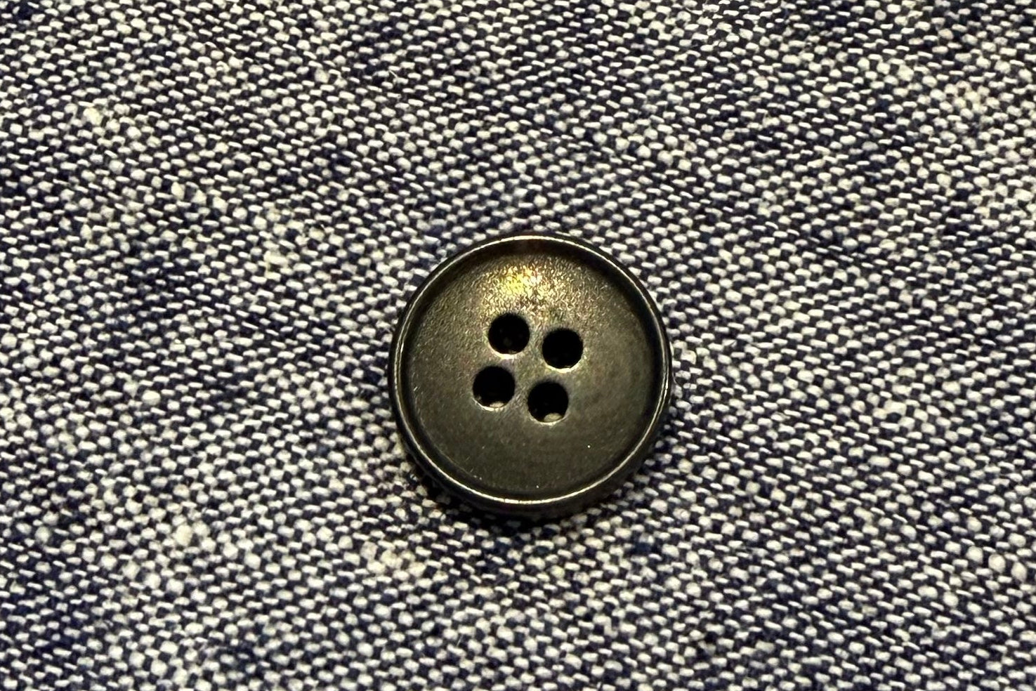 Basic Dark Grey Button | Curated Buttons