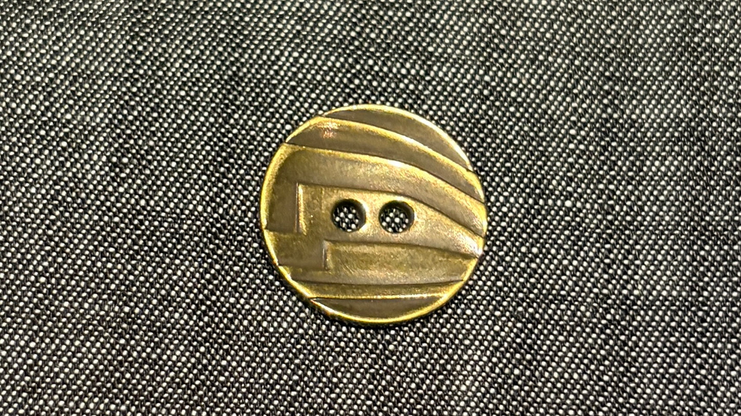 Bronze Disc Button