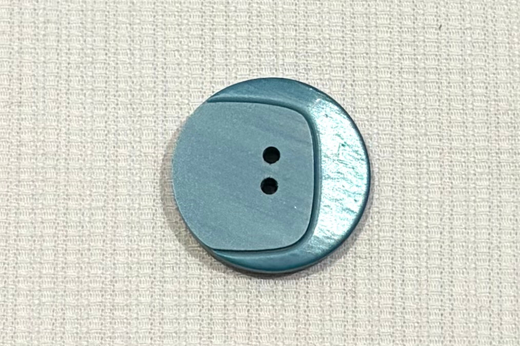 Retro Teal Buttons (Set of 6)