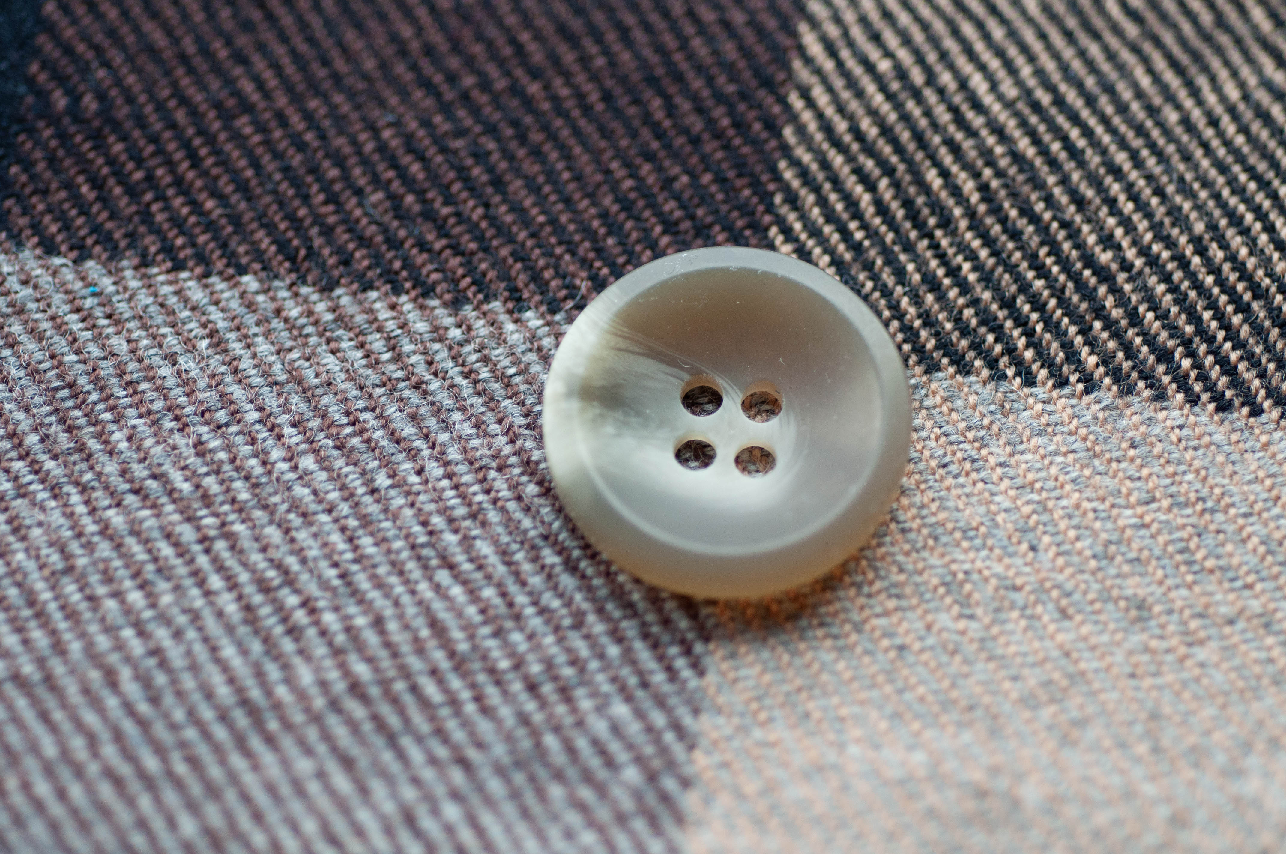 Grey Suit Button | Curated Buttons
