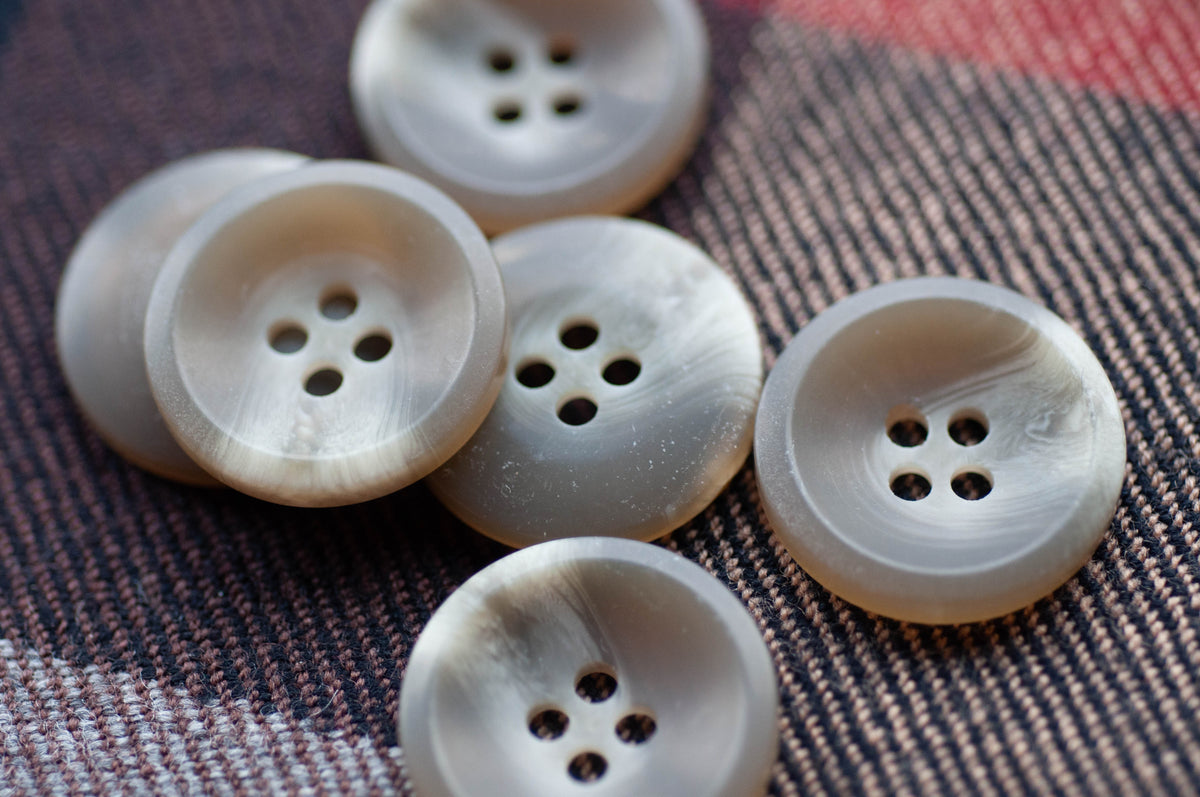 Cu Button Grey Suit Button | Curated Buttons