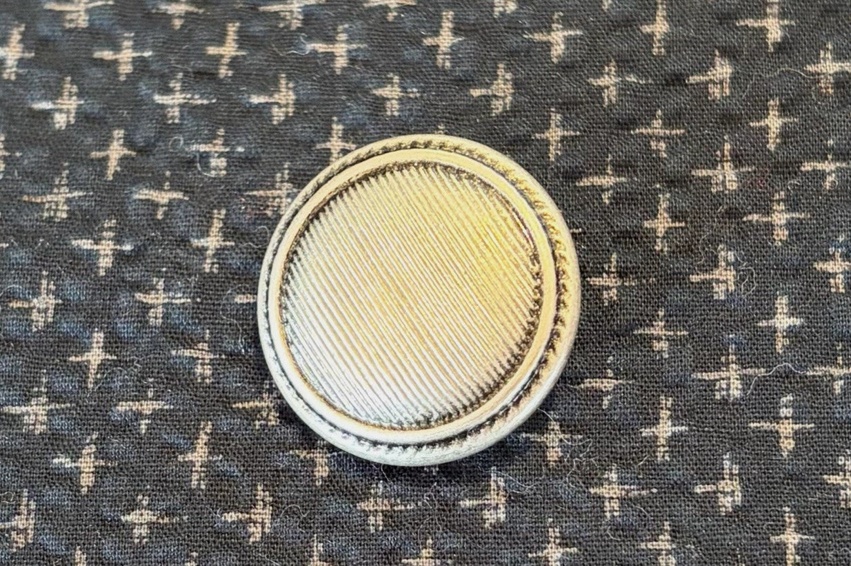 Dark Silver Metal Button