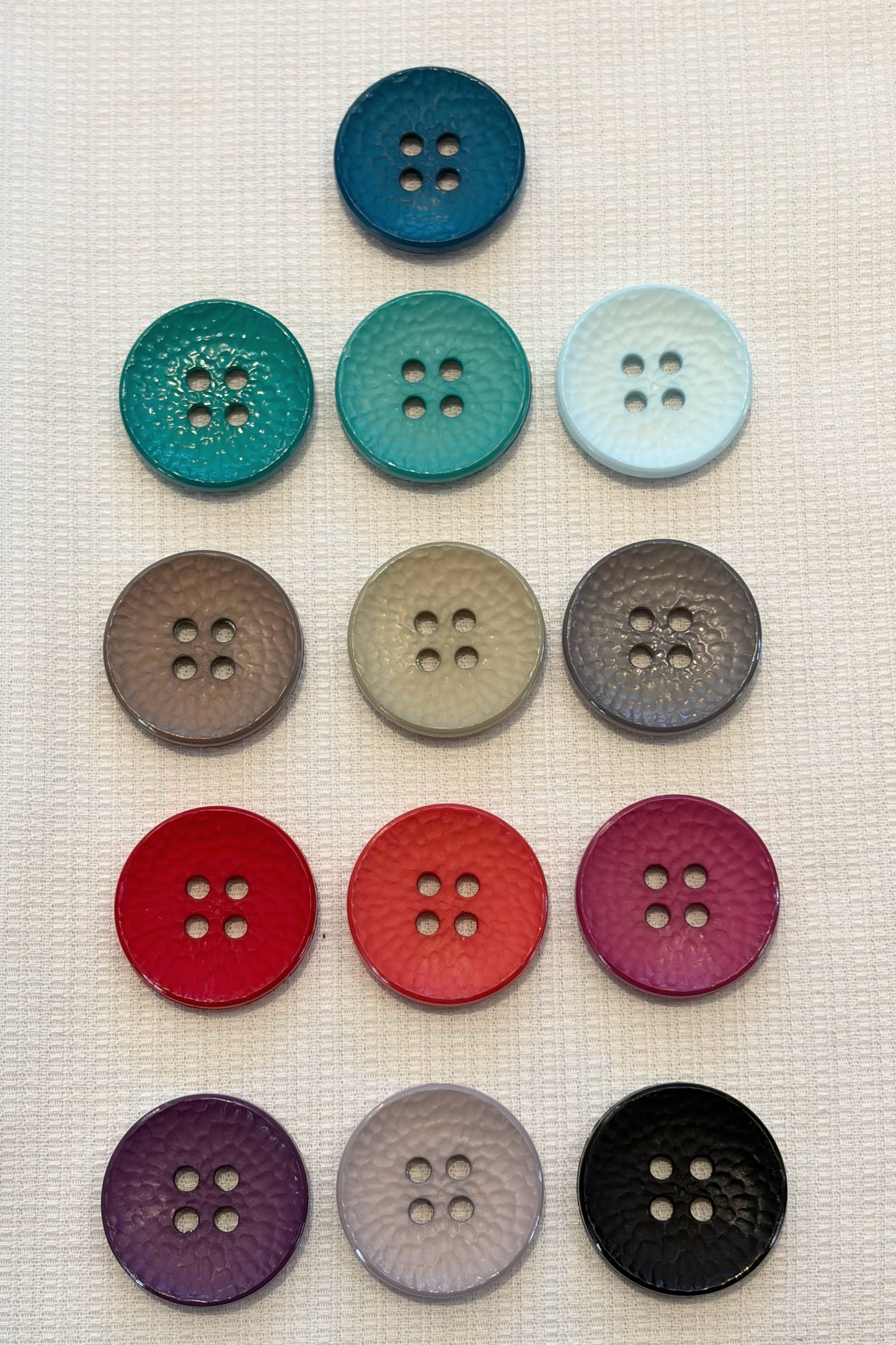 Concave Textured Button (13 Colours)