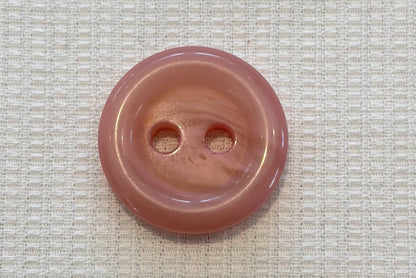 Resin Coat Button (Two Sizes, Lots of Colours)