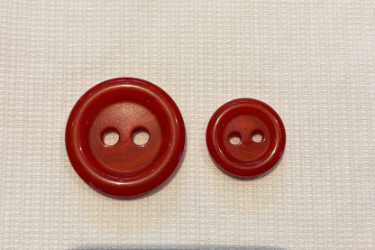 Resin Coat Button (Two Sizes, Lots of Colours)