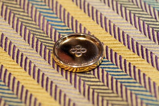Gold Metal Button