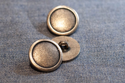 Metal Shank Button for Jackets, Pants